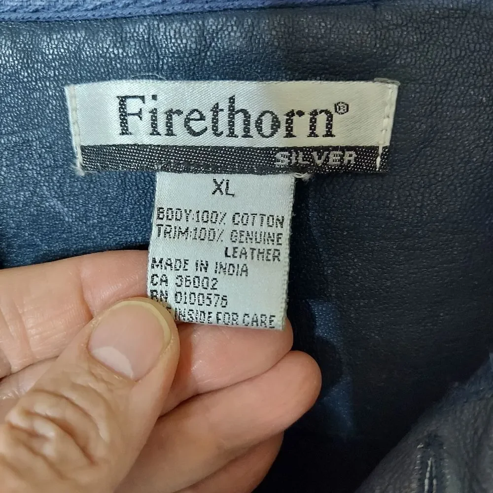 ‎Firethorn Silver leather trim sweater